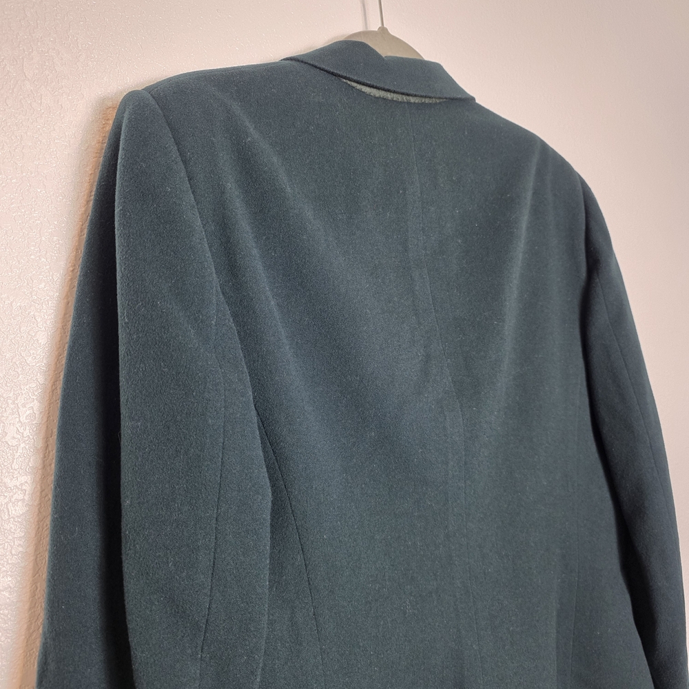 Vintage Ralph Lauren Purple Label Wool Cashmere Blazer Jacket In Green - Picture 8 of 9